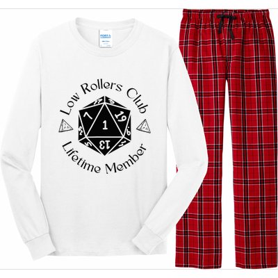 Low Rollers Club Design Long Sleeve Pajama Set