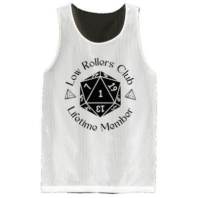 Low Rollers Club Design Mesh Reversible Basketball Jersey Tank