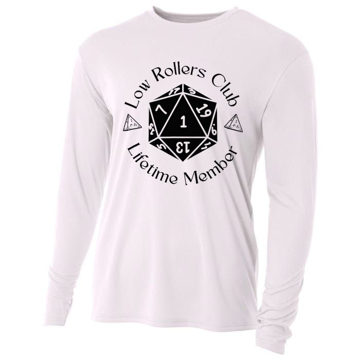 Low Rollers Club Design Cooling Performance Long Sleeve Crew