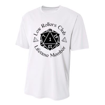 Low Rollers Club Design Performance Sprint T-Shirt