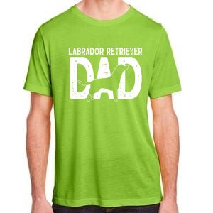 Labrador Retriever Dog Lab Dad Puppy Lover Father Cool Gift Adult ChromaSoft Performance T-Shirt