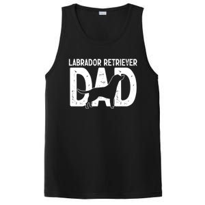 Labrador Retriever Dog Lab Dad Puppy Lover Father Cool Gift PosiCharge Competitor Tank