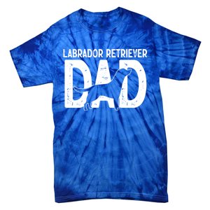 Labrador Retriever Dog Lab Dad Puppy Lover Father Cool Gift Tie-Dye T-Shirt