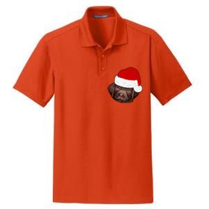 Labrador Retriever Dog Lover Funny Cute Hat Christmas Santa Great Gift Dry Zone Grid Polo