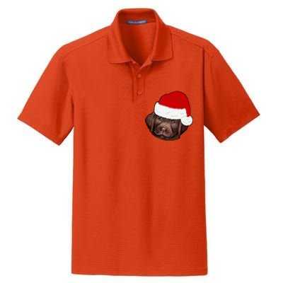 Labrador Retriever Dog Lover Funny Cute Hat Christmas Santa Great Gift Dry Zone Grid Polo