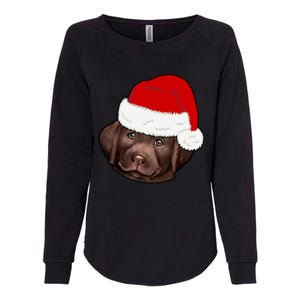 Labrador Retriever Dog Lover Funny Cute Hat Christmas Santa Great Gift Womens California Wash Sweatshirt