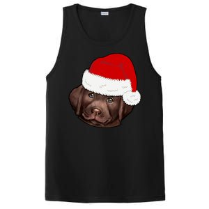 Labrador Retriever Dog Lover Funny Cute Hat Christmas Santa Great Gift PosiCharge Competitor Tank