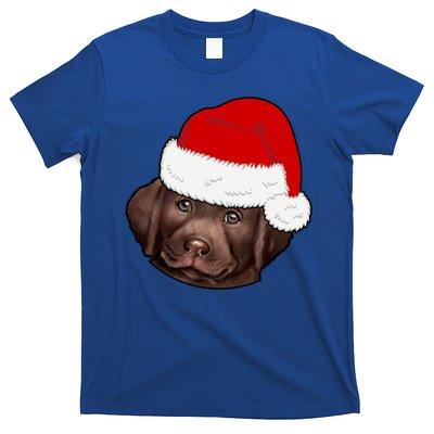 Labrador Retriever Dog Lover Funny Cute Hat Christmas Santa Great Gift T-Shirt