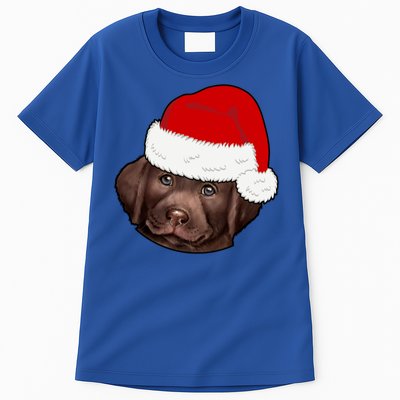 Labrador Retriever Dog Lover Funny Cute Hat Christmas Santa Great Gift Tall T-Shirt