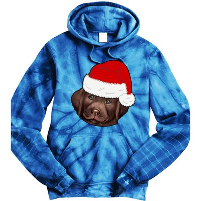 Labrador Retriever Dog Lover Funny Cute Hat Christmas Santa Great Gift Tie Dye Hoodie