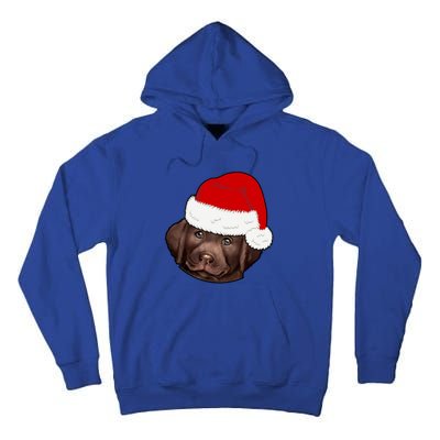 Labrador Retriever Dog Lover Funny Cute Hat Christmas Santa Great Gift Tall Hoodie