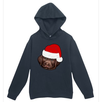 Labrador Retriever Dog Lover Funny Cute Hat Christmas Santa Great Gift Urban Pullover Hoodie