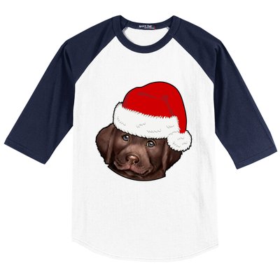 Labrador Retriever Dog Lover Funny Cute Hat Christmas Santa Great Gift Baseball Sleeve Shirt