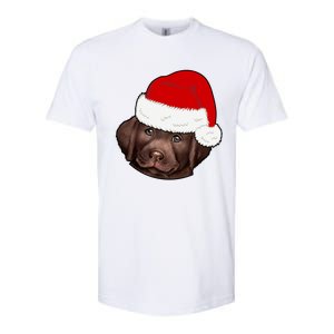 Labrador Retriever Dog Lover Funny Cute Hat Christmas Santa Great Gift Softstyle CVC T-Shirt