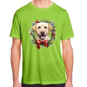 Labrador Retriever Dog Breed Christmas Canine Festive Spirit Gift Adult ChromaSoft Performance T-Shirt