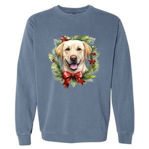 Labrador Retriever Dog Breed Christmas Canine Festive Spirit Gift Garment-Dyed Sweatshirt