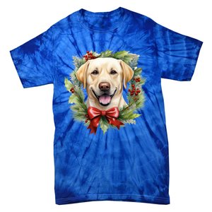 Labrador Retriever Dog Breed Christmas Canine Festive Spirit Gift Tie-Dye T-Shirt