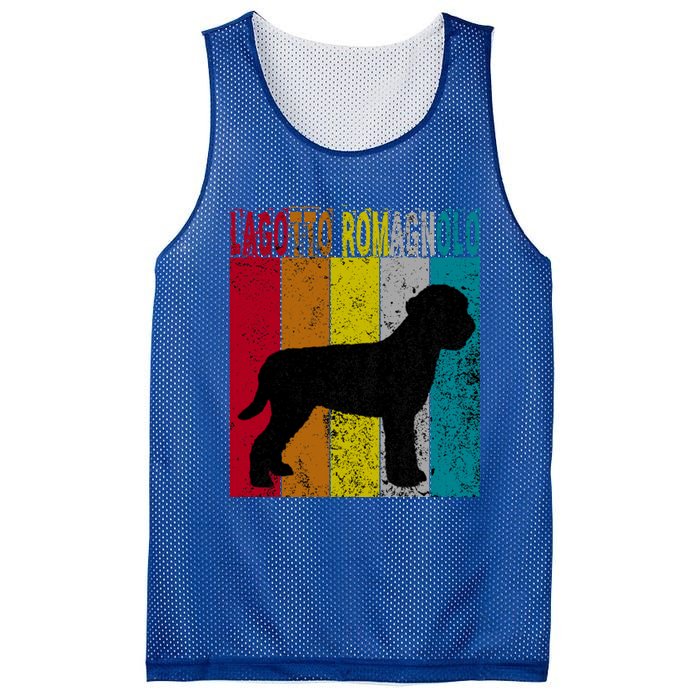 Lagotto Romagnolo Dog Vintage Retro Style Gif Cool Gift Mesh Reversible Basketball Jersey Tank