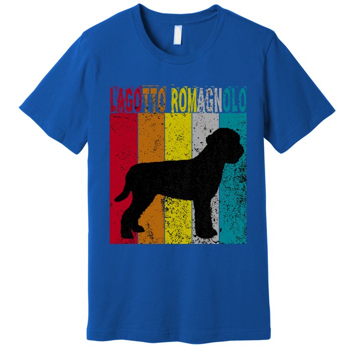 Lagotto Romagnolo Dog Vintage Retro Style Gif Cool Gift Premium T-Shirt