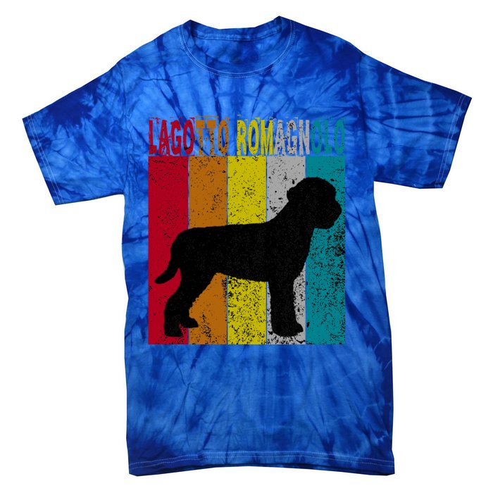 Lagotto Romagnolo Dog Vintage Retro Style Gif Cool Gift Tie-Dye T-Shirt