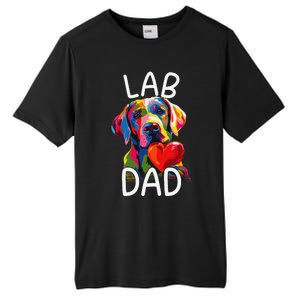 Labrador Retriever Dad Design Pop Art Lab Retriever Tall Fusion ChromaSoft Performance T-Shirt