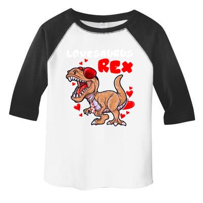 Lovesaurus Rex Dab Heart Dino Valentines Day Gift Toddler Fine Jersey T-Shirt