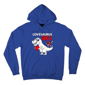 Lovesaurus Rex Dab Heart Dino Valentines Day Gift Hoodie