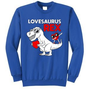 Lovesaurus Rex Dab Heart Dino Valentines Day Gift Sweatshirt