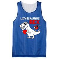 Lovesaurus Rex Dab Heart Dino Valentines Day Gift Mesh Reversible Basketball Jersey Tank