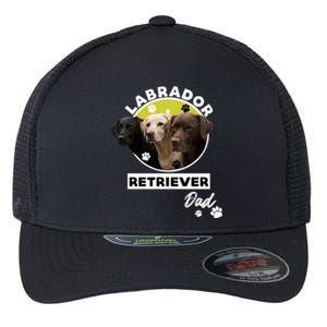 Labrador Retriever Dog Dad Flexfit Unipanel Trucker Cap