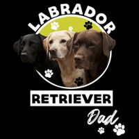 Labrador Retriever Dog Dad Cooling Performance Crew T-Shirt