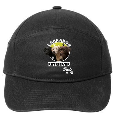 Labrador Retriever Dog Dad 7-Panel Snapback Hat