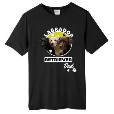 Labrador Retriever Dog Dad Tall Fusion ChromaSoft Performance T-Shirt