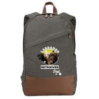 Labrador Retriever Dog Dad Cotton Canvas Backpack
