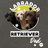 Labrador Retriever Dog Dad Cotton Canvas Backpack