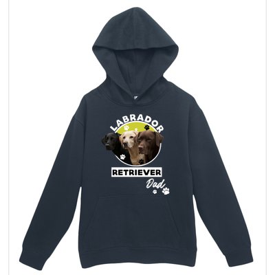 Labrador Retriever Dog Dad Urban Pullover Hoodie