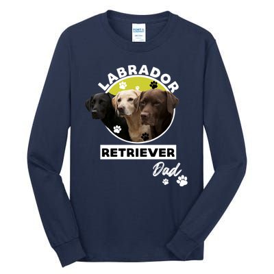 Labrador Retriever Dog Dad Tall Long Sleeve T-Shirt