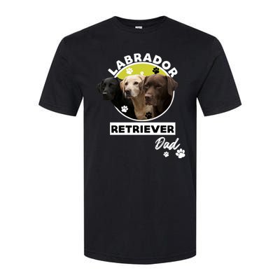 Labrador Retriever Dog Dad Softstyle CVC T-Shirt