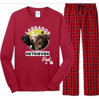 Labrador Retriever Dog Dad Long Sleeve Pajama Set