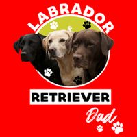 Labrador Retriever Dog Dad 16 in Basic Backpack