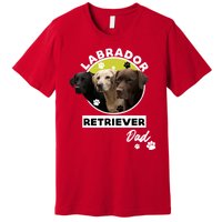 Labrador Retriever Dog Dad Premium T-Shirt