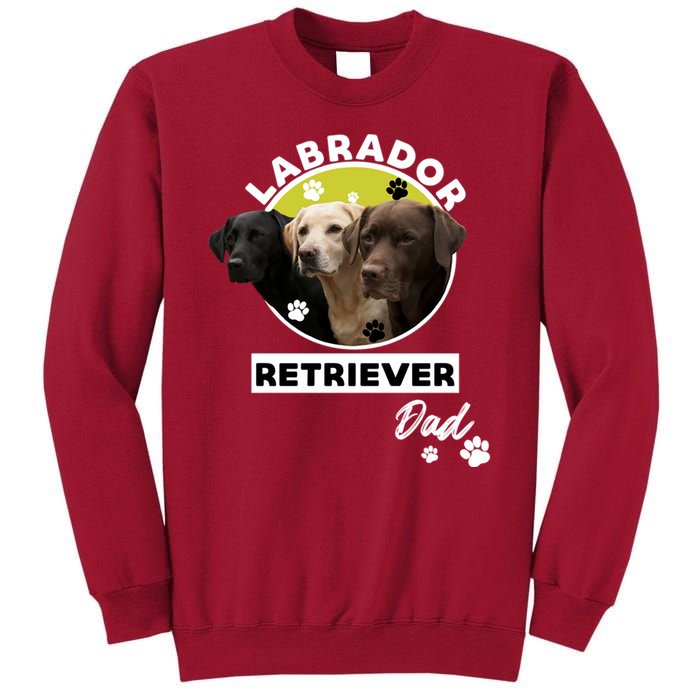 Labrador Retriever Dog Dad Tall Sweatshirt