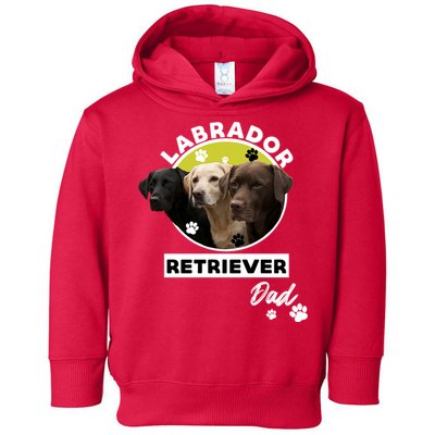 Labrador Retriever Dog Dad Toddler Hoodie
