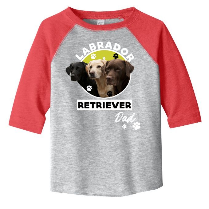 Labrador Retriever Dog Dad Toddler Fine Jersey T-Shirt