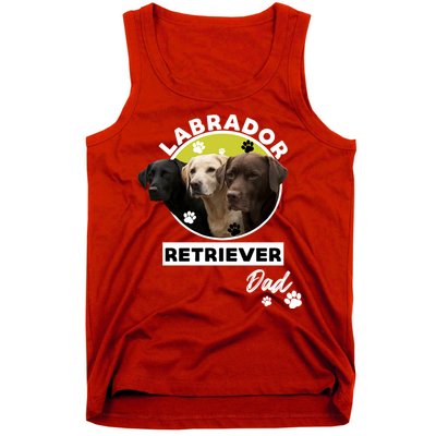 Labrador Retriever Dog Dad Tank Top