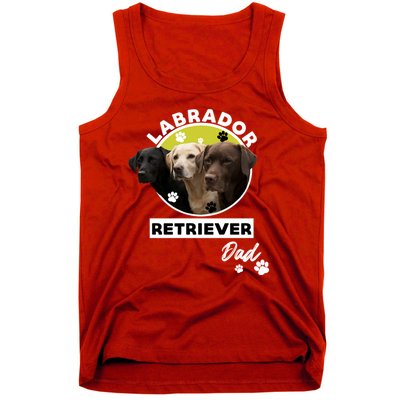 Labrador Retriever Dog Dad Tank Top