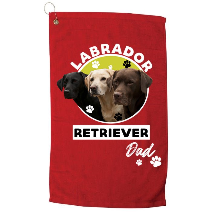 Labrador Retriever Dog Dad Golf Towel