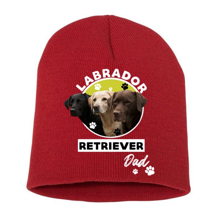 Labrador Retriever Dog Dad Short Acrylic Beanie