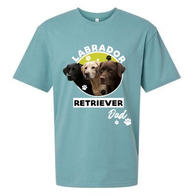 Labrador Retriever Dog Dad Sueded Cloud Jersey T-Shirt