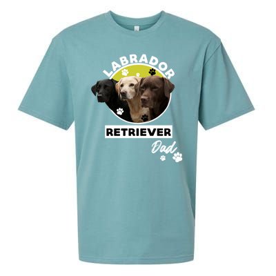 Labrador Retriever Dog Dad Sueded Cloud Jersey T-Shirt